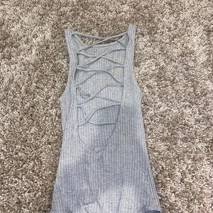 Medium Abercrombie grey bodysuit